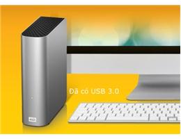 WD nâng cấp dòng ổ cứng MyBook Studio với chuẩn USB 3.0, thêm ổ 4TB