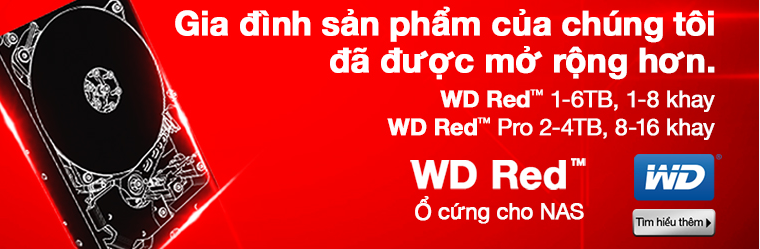 WD Red va WD Red Pro cho Nas