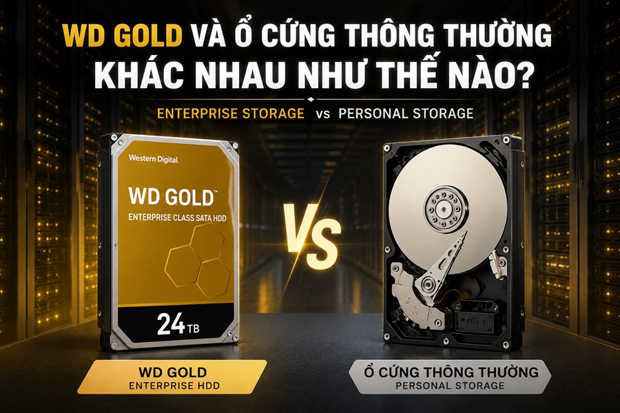 WD Gold và ổ cứng thông thường khác nhau như thế nào?
