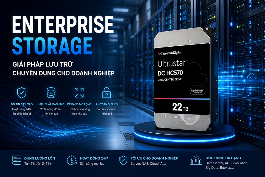 Enterprise Storage là gì? Khi nào doanh nghiệp cần giải pháp lưu trữ chuyên dụng?