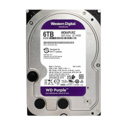 Ổ cứng chuyên dùng cho đầu ghi camera WD (Western Digital) Purple (màu tím) 6TB 3.5" SATA3 WD64PURZ