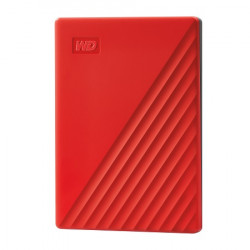 Ổ cứng gắn ngoài WD My Passport 1TB 2.5" USB 3.2, Model: WDBYVG0010BRD-WESN, màu đỏ