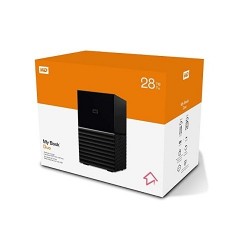 Ổ cứng gắn ngoài WD My Book Duo 3.5" 28TB USB 3.1, Model: WDBFBE0280JBK-SESN, màu đen xám