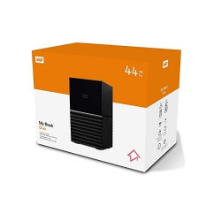 Ổ cứng gắn ngoài WD My Book Duo 3.5" 44TB USB 3.1, Model: WDBFBE0440JBK-SESN, màu đen xám