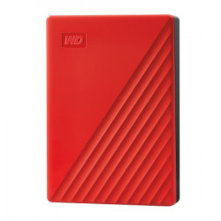 Ổ cứng gắn ngoài WD My Passport 6TB 2.5" USB 3.2, Model: WDBR9S0060BRD-WESN, màu đỏ