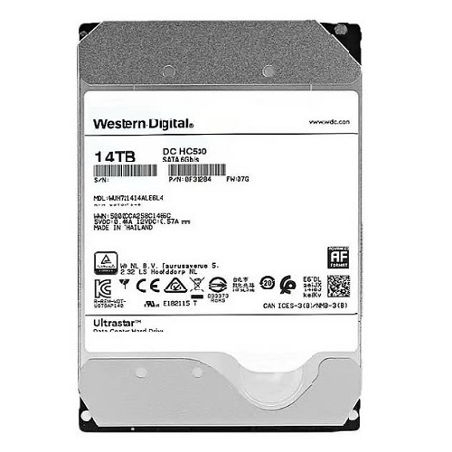 Ổ cứng Western Digital Ultrastar DC HC530 14TB sata 7200RPM cho server,  data center