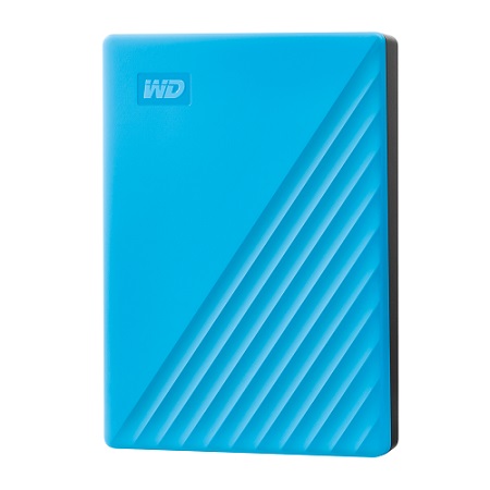 Ổ cứng gắn ngoài WD My Passport 6TB 2.5" USB 3.2, Model: WDBR9S0060BBL-WESN, màu xanh